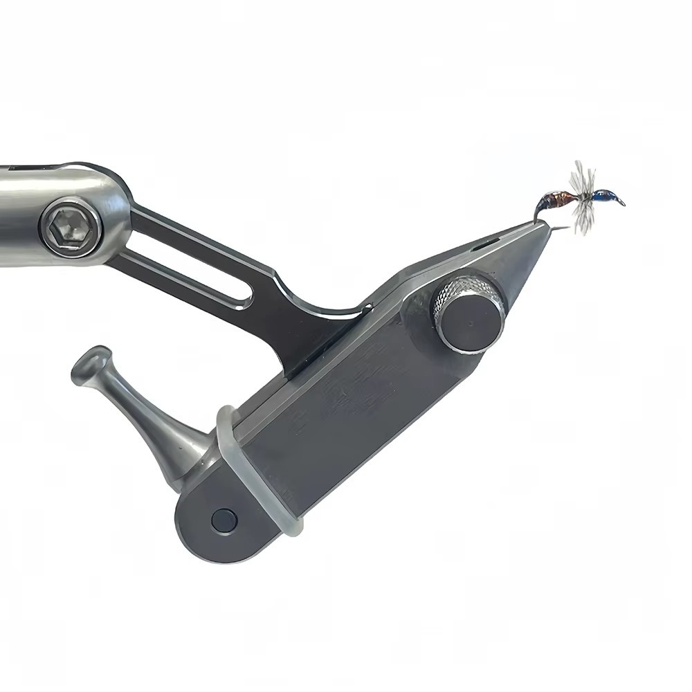 Adjustable Fly Tying Station with Rotating Bobbin Tool for Fly Tying Lure Making