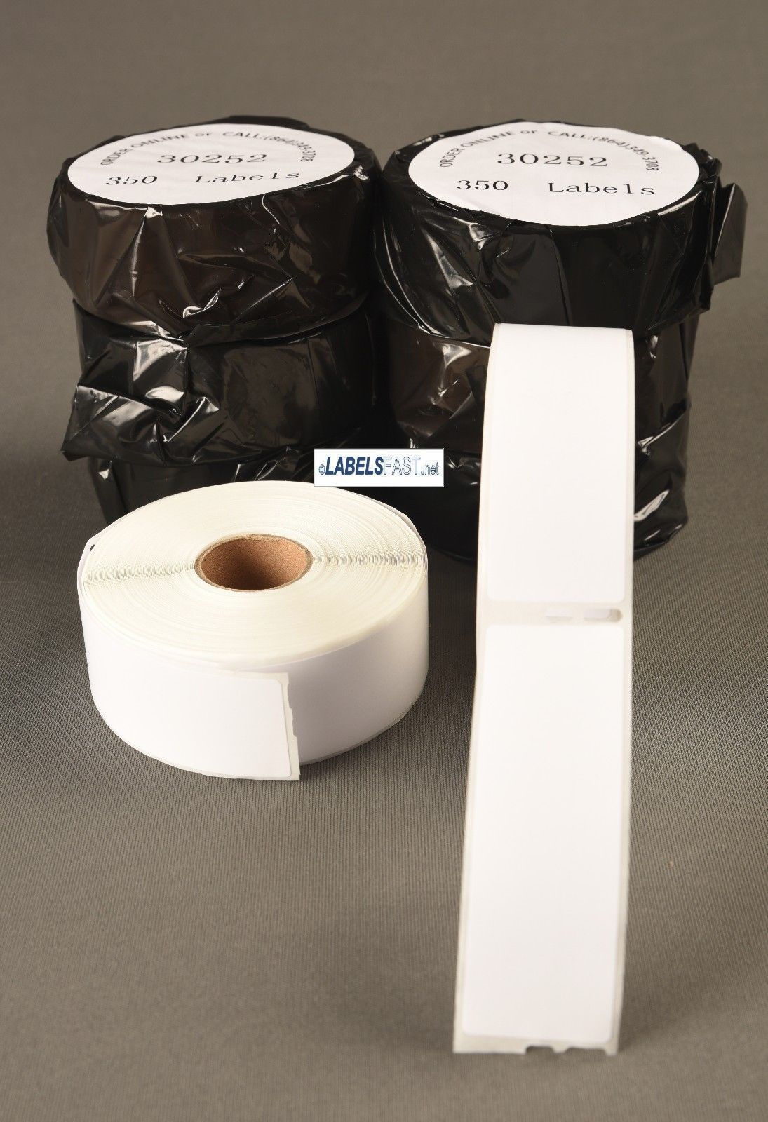 Compatible Dymo 30252 Address Labels Size 1-1/8" x 3-1/2" - 350 Labels/roll