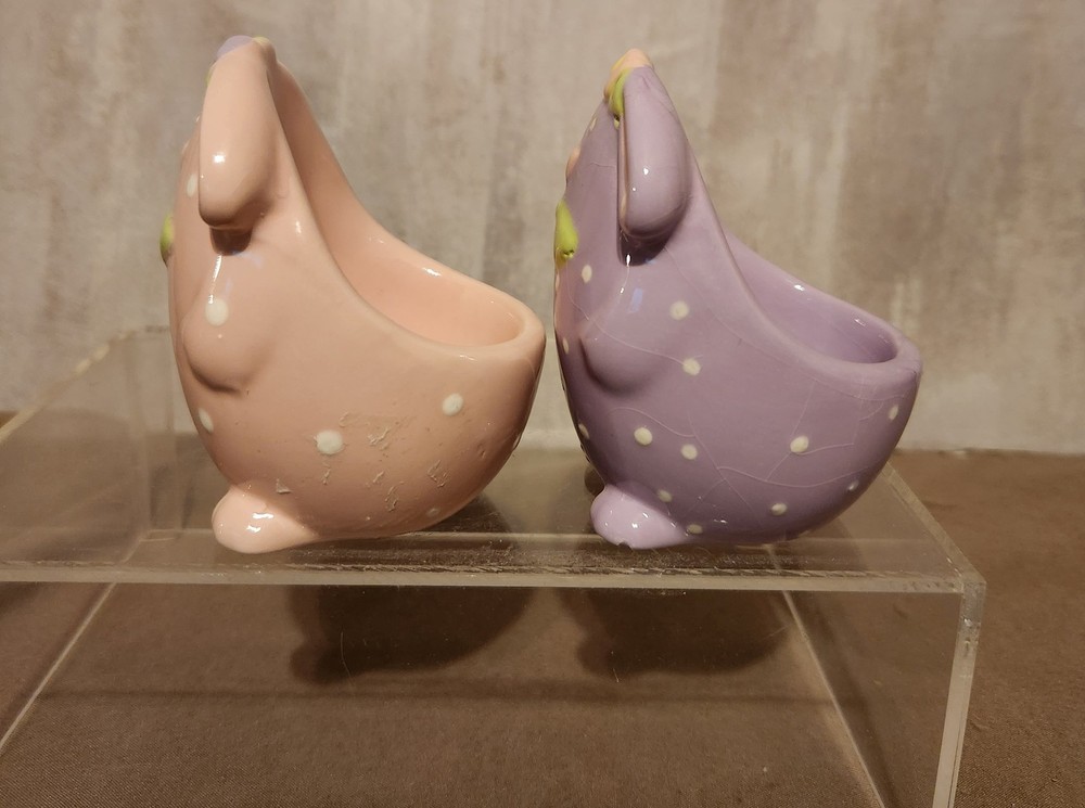 Easter Bunny egg Holder Set