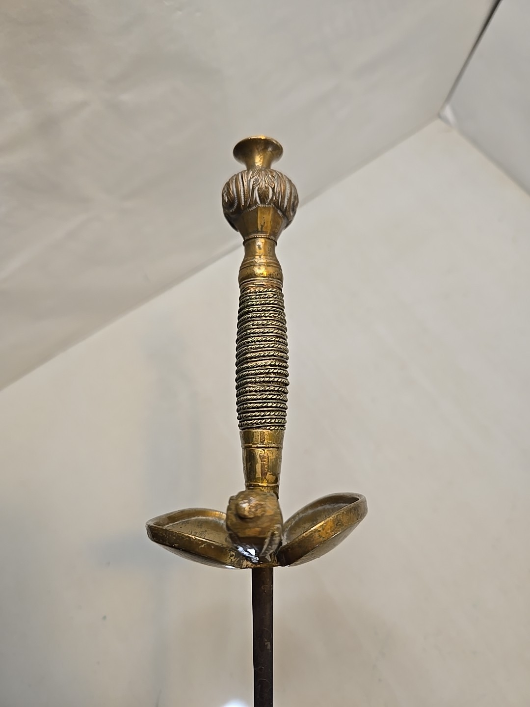 Pre-WWI German Prussian Court Degen Officers Sword - Samuel Hoppe - Etched