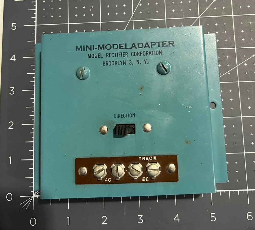 Vintage HO Mini Model Adapter Model Rectifier Corp