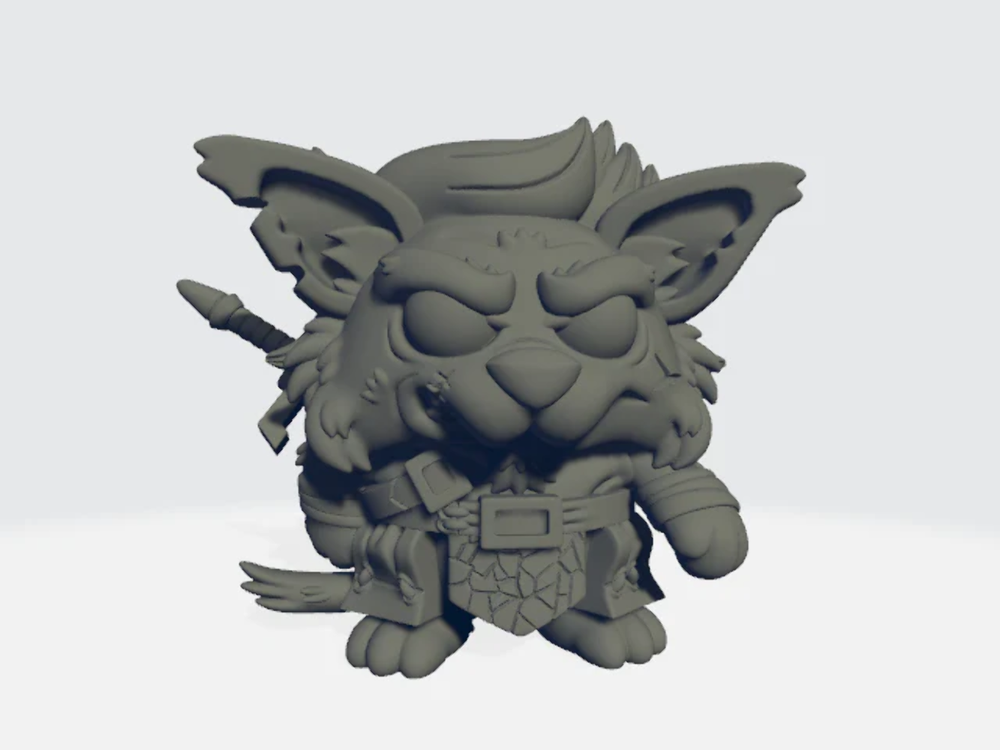 Chibi Tykes - Fighter Dog