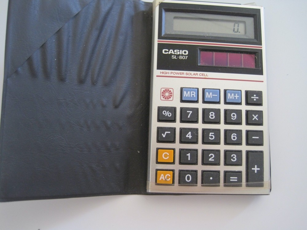 Casio Solar Calculator S2 - 807