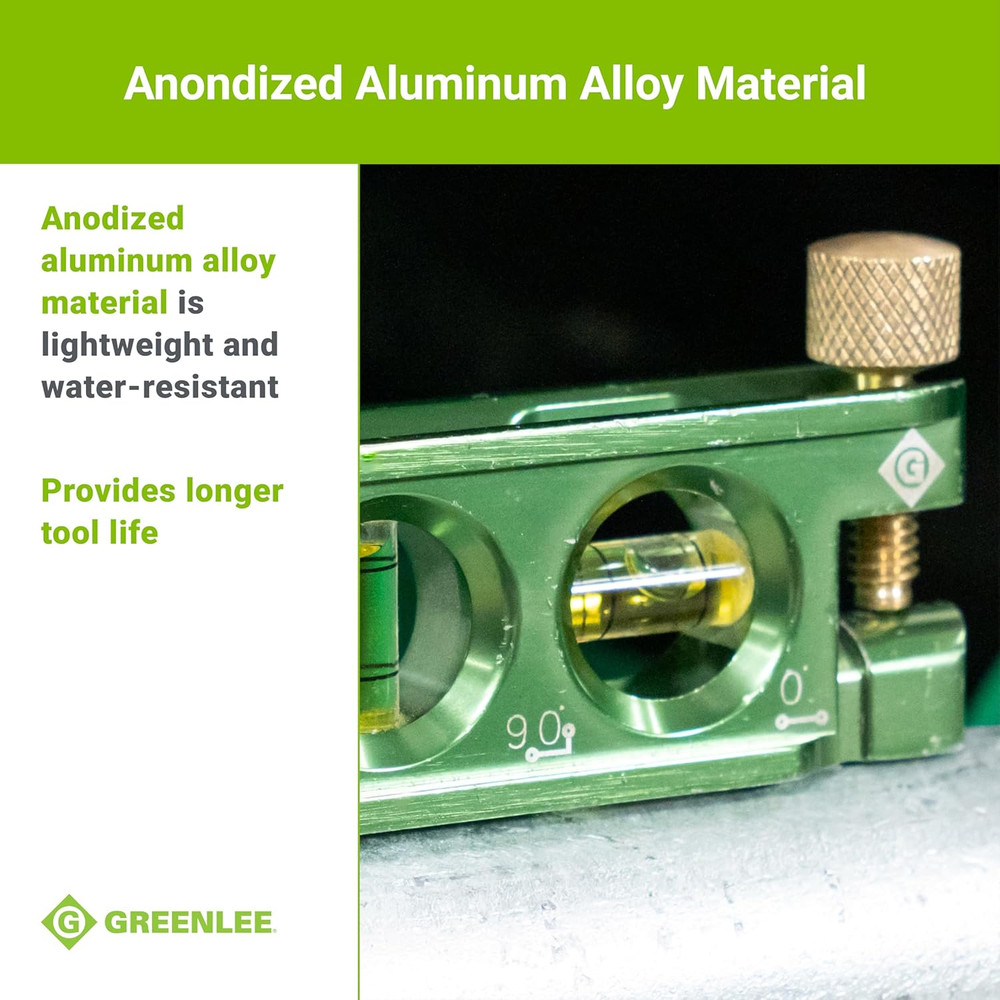 L77 Mini Magnetic Bubble Level with Conduit Bending Offset Aid