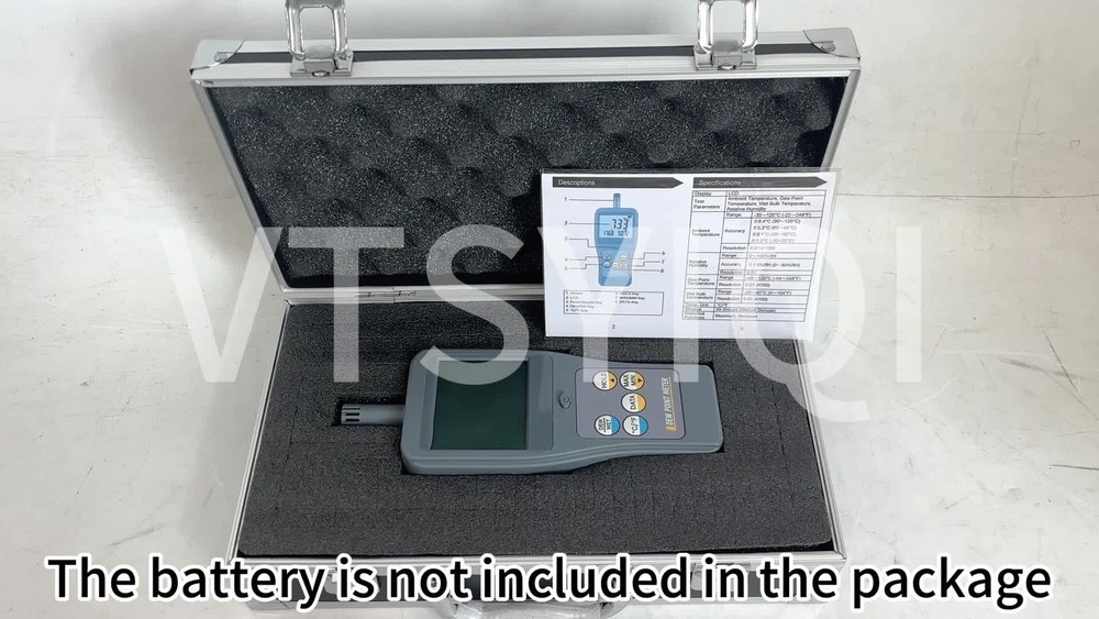 Digital Dew Point Meters With Data Storage Function 99 Groups LCD Display
