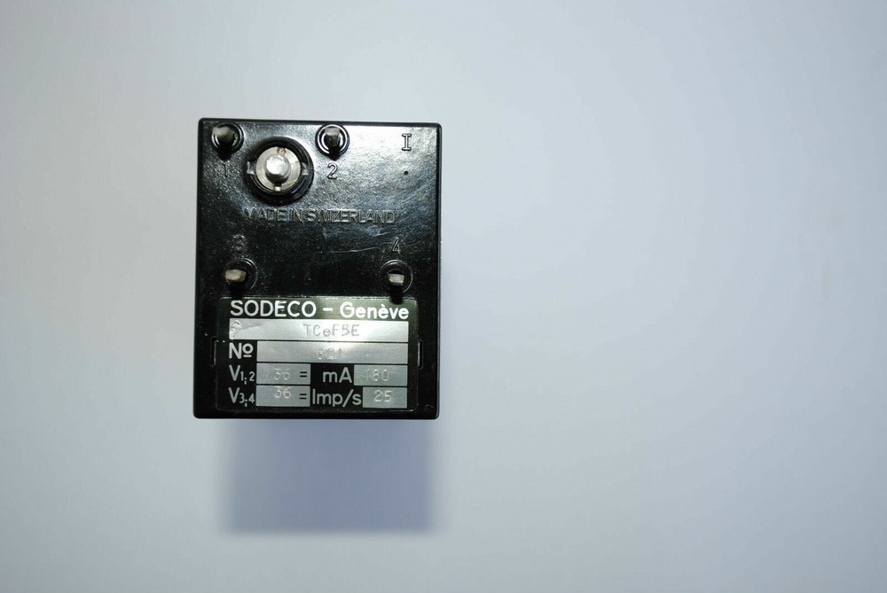 SODECO TCeF5E 5 DIGIT RESET IMPULSE COUNTER