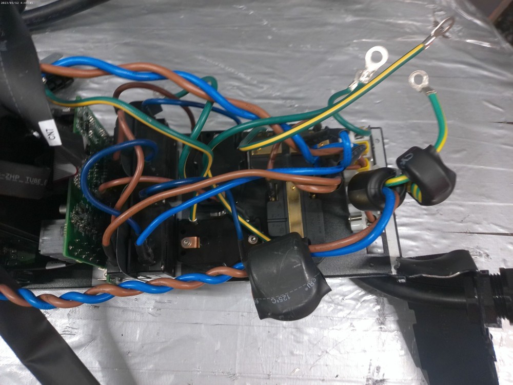 Eaton 9PX6K Power Module PDU Board with Circuit Breakers & Wiring