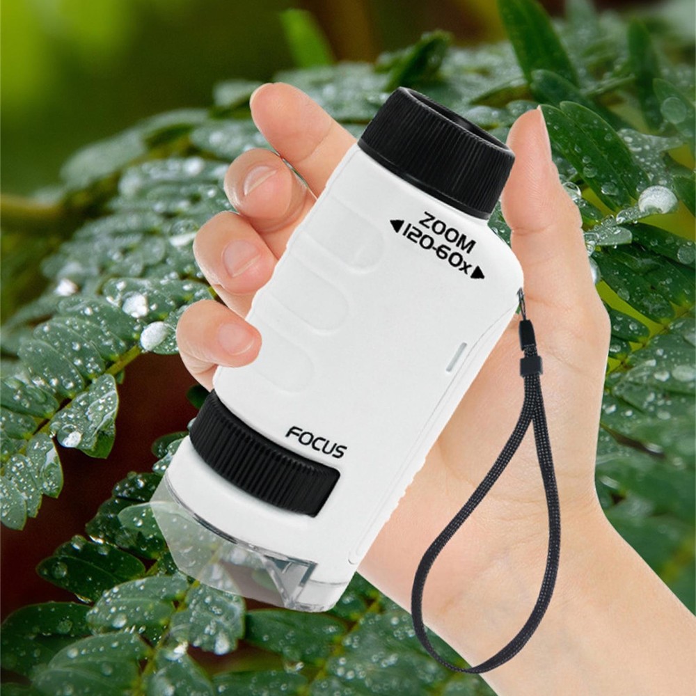 Mini Microscope For Kids Microscope For Child LED Lighted Pocket Microscope