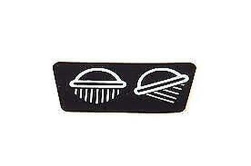 Steering Column Indicator Lights Cover Label Decal Sticker Triumph Spitfire TR6