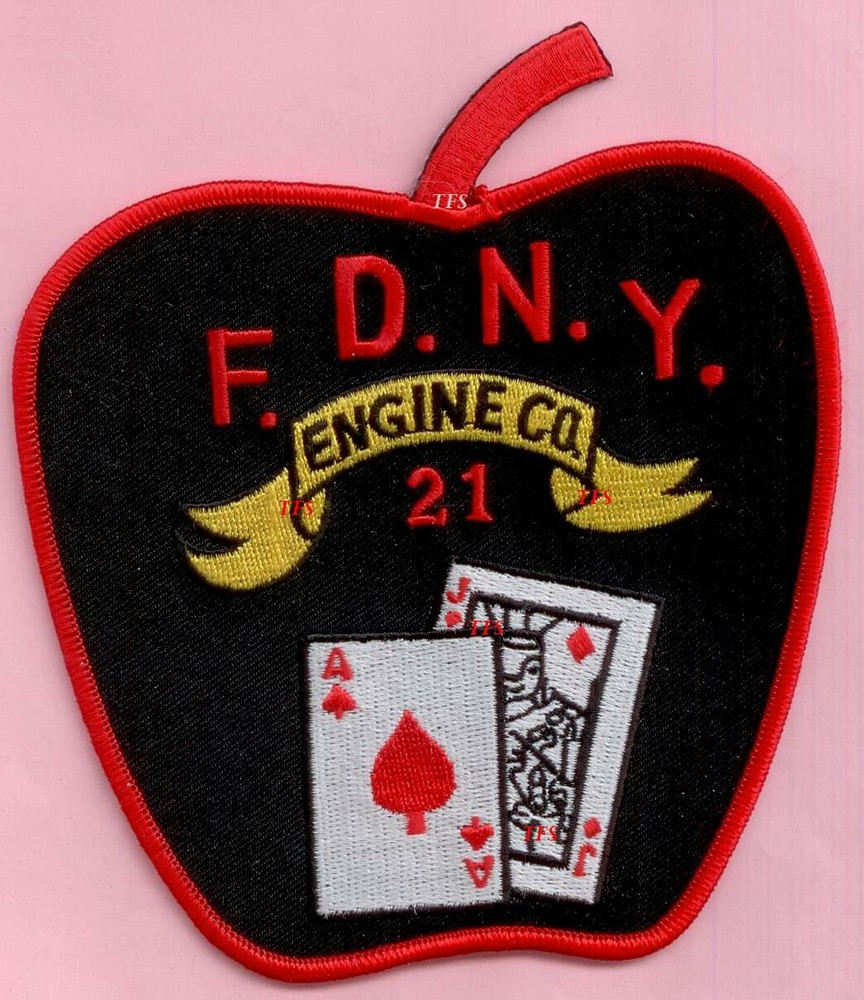 New York City Fire Dept Engine 21 Patch Apple