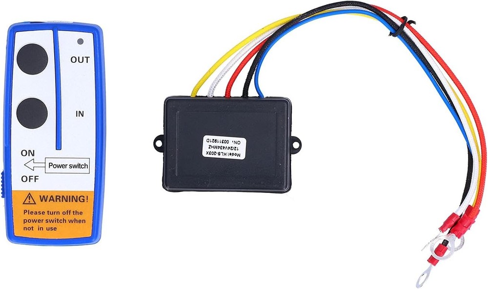 Dump Trailer Remote Kit-Winch Remote Control Kit, 12V Electric Winch Remote Cont