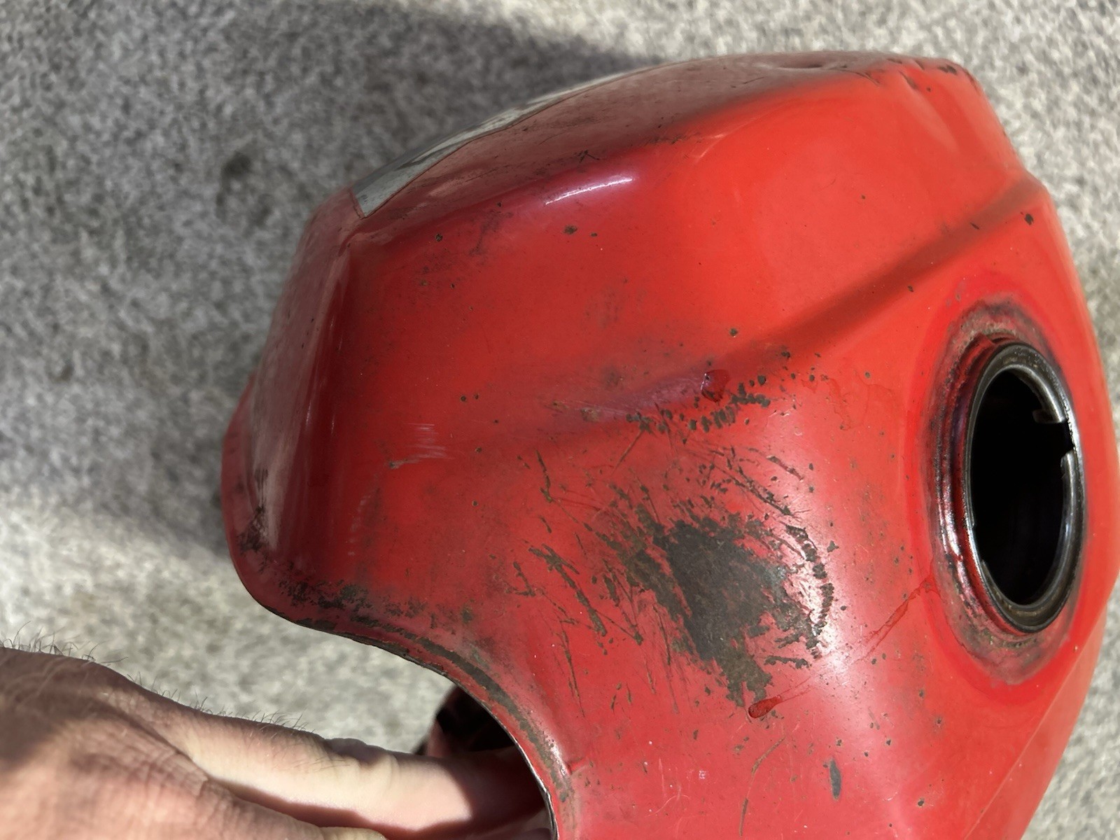 Honda Atc Big Red Oem Gas Fuel Tank 250es 1985 1986 86 85 87 250 Es Clean Inside