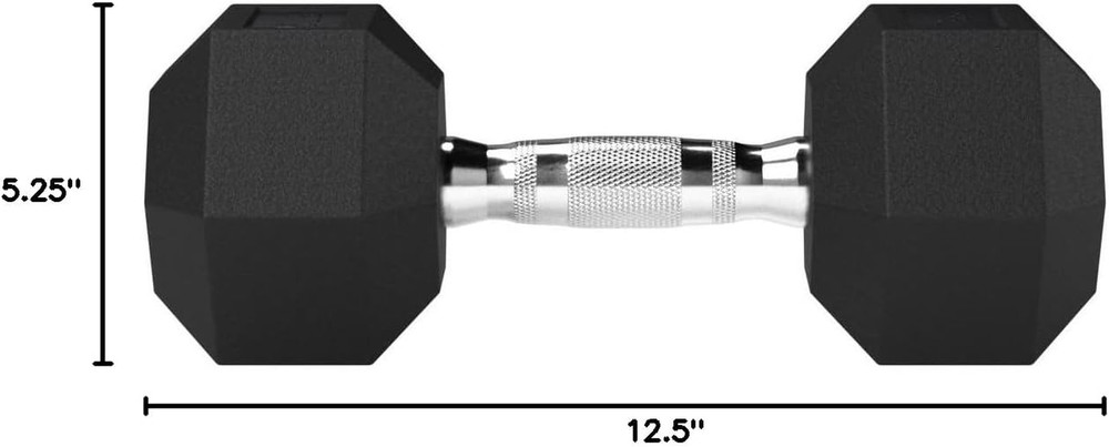 Rubber Hex Dumbbell Hand Weight