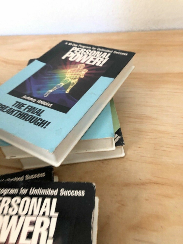 ANTHONY ROBBINS Personal Power! 1989 AUDIO CASSETTE PROGRAM 12 Vol. Set