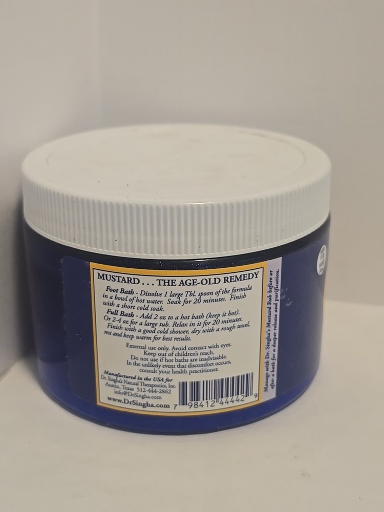 Dr. Singha's Mustard Bath 8 oz Pwdr