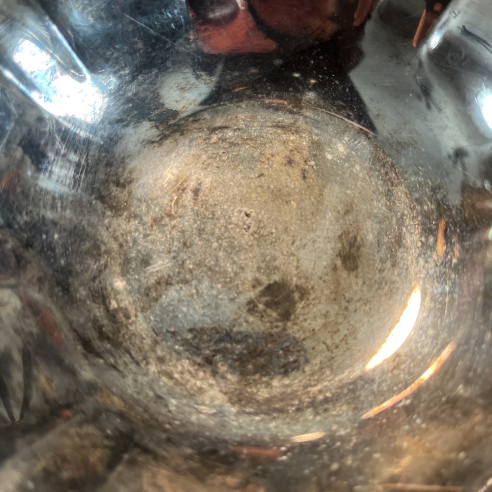 Vintage Oneida Silversmiths Silver Plated Footed Candy Dish