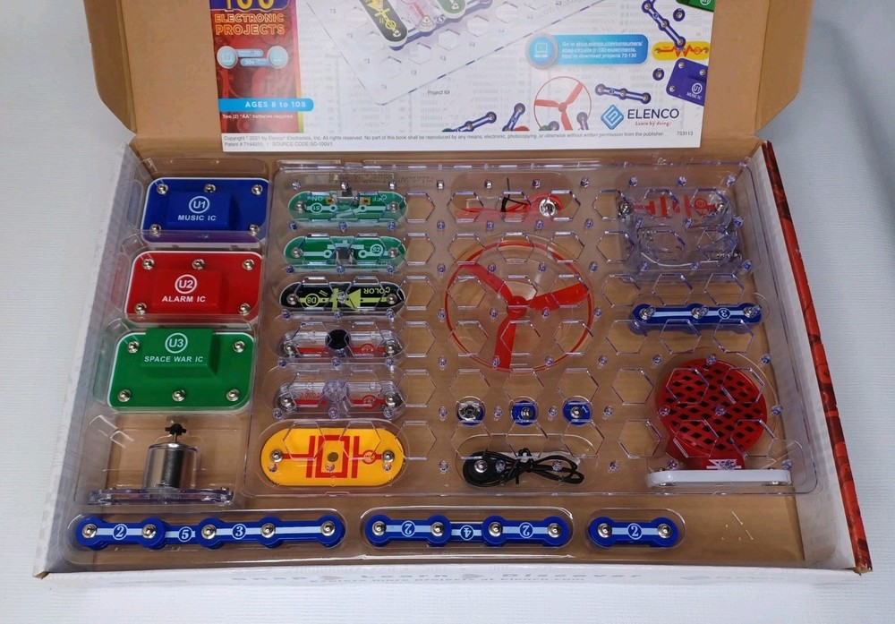 Snap Circuits Junior Set Electronics Toy Elenco New