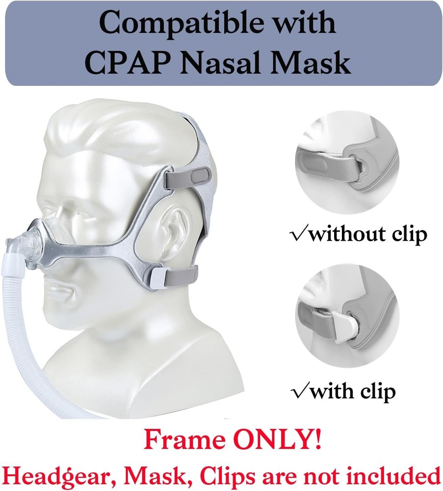2-Pack Fabric Frame Compatible with Wisp Nasal Mask, Fabric Frame Replacement fo