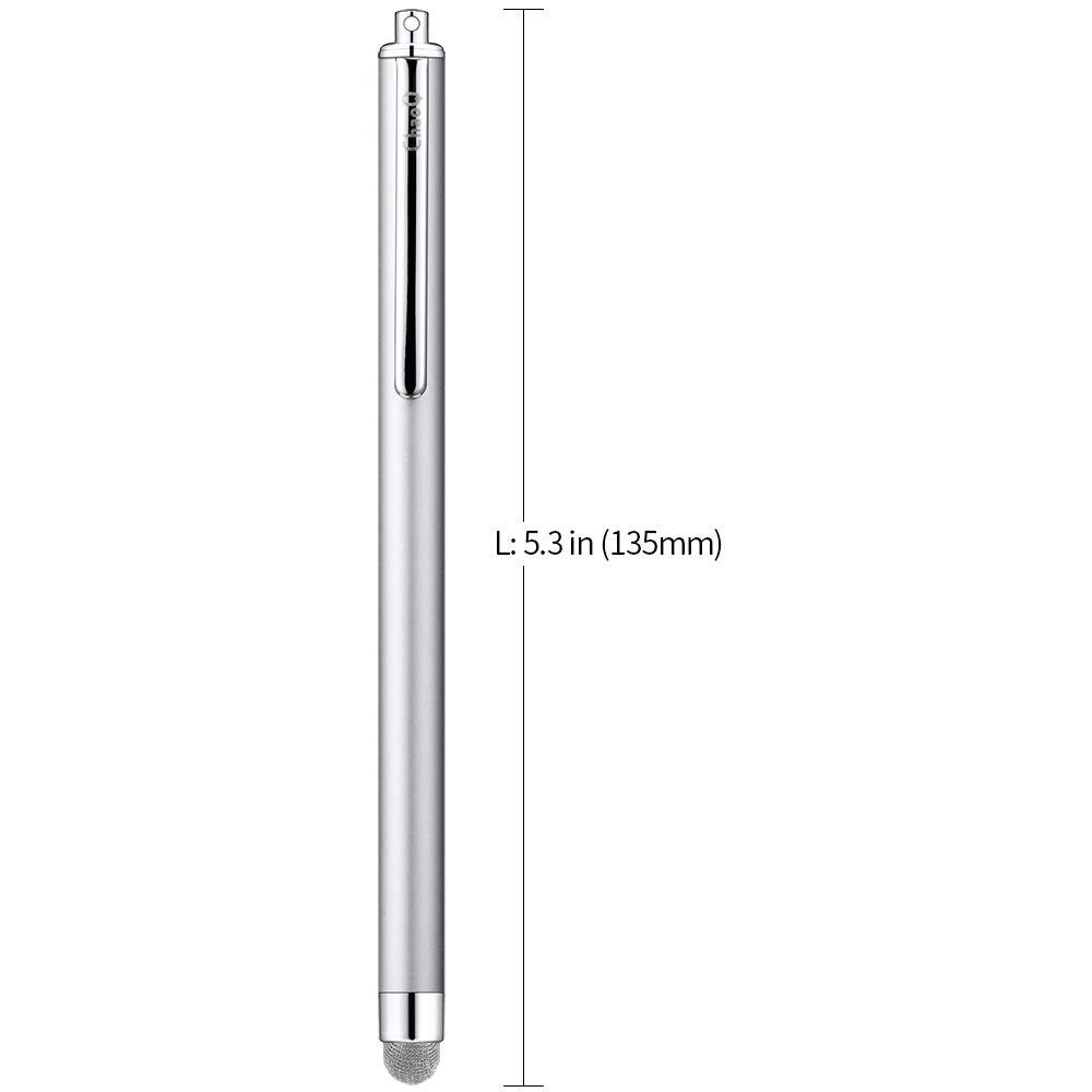 6 Pack Universal Stylus Pen For Touch Screens With Replaceable Tips 6 Colors