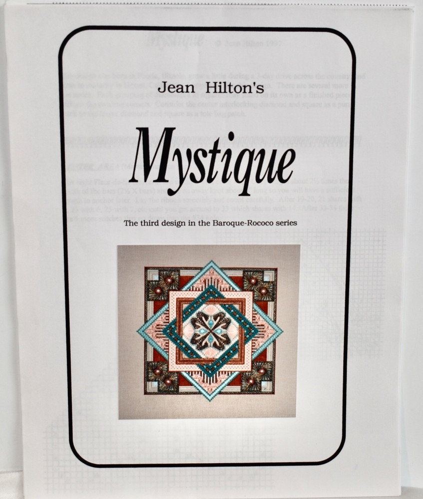 Jean Hilton Needlepoint Pattern Mystique - 3rd Baroque Rococo