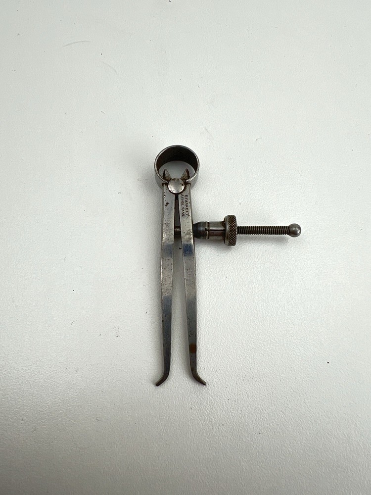 Starrett 73B 3” Yankee Spring-Type Inside Caliper,  3" Size, Quick Nut