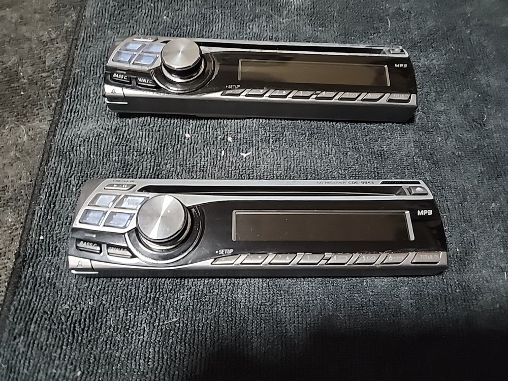 Alpine CDE-9843 CD Receiver Faceplate ONLY TESTED