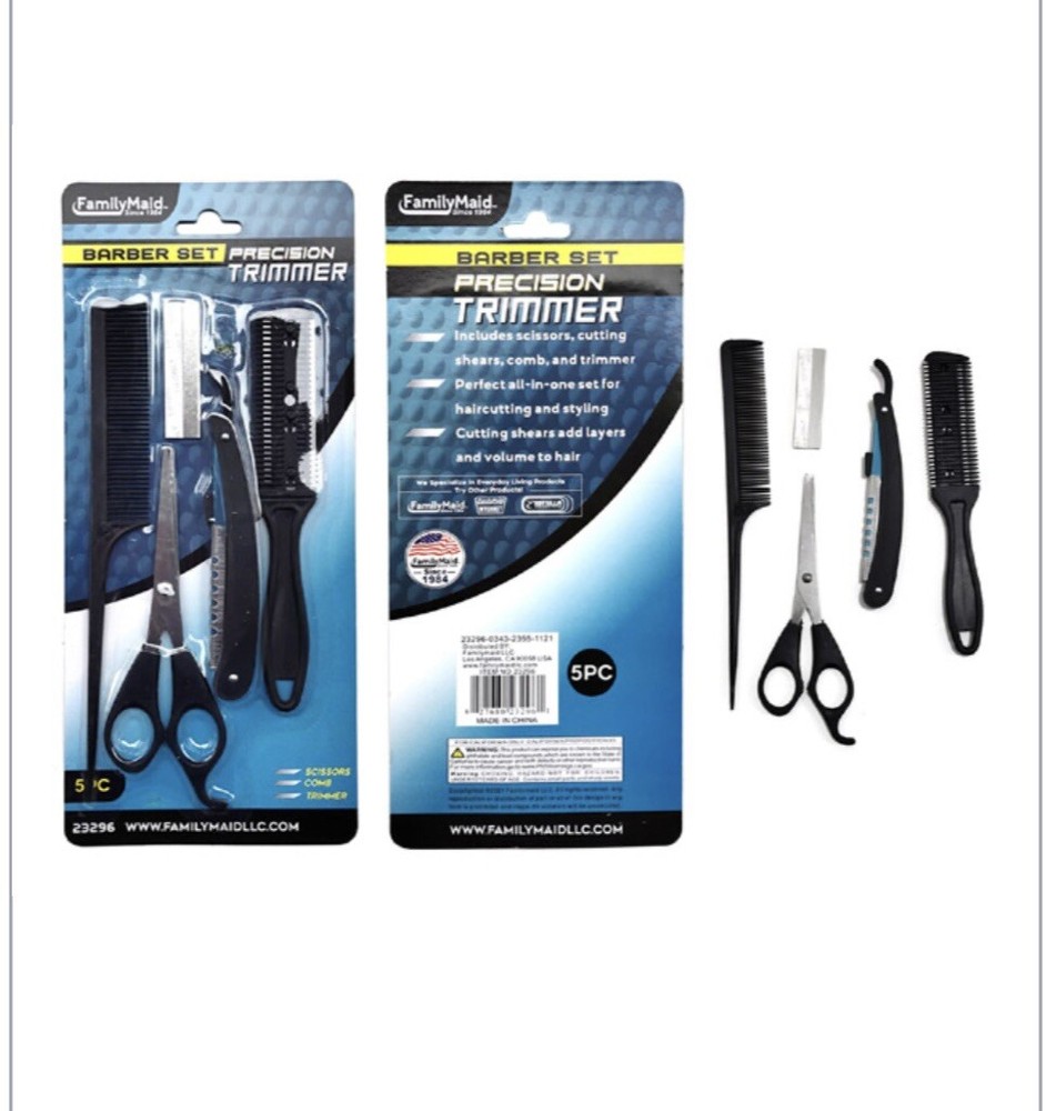 5 Piece Barber Set New