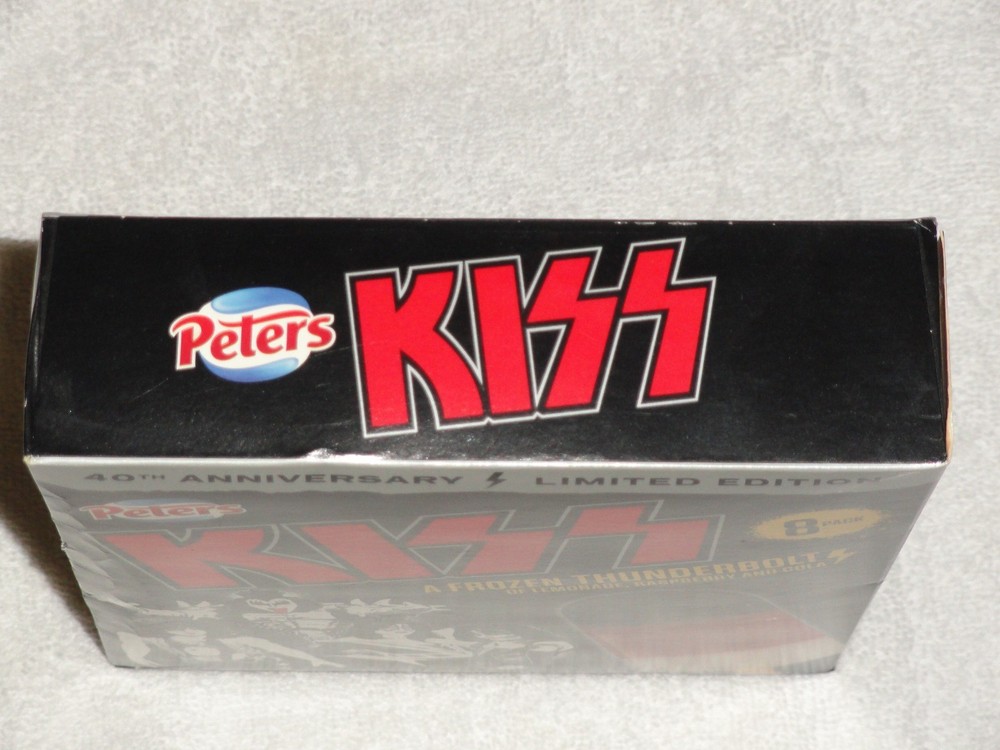 KISS Thunderbolt 40th Anniversary Ice Cream Box & Wrapper LE Australian release