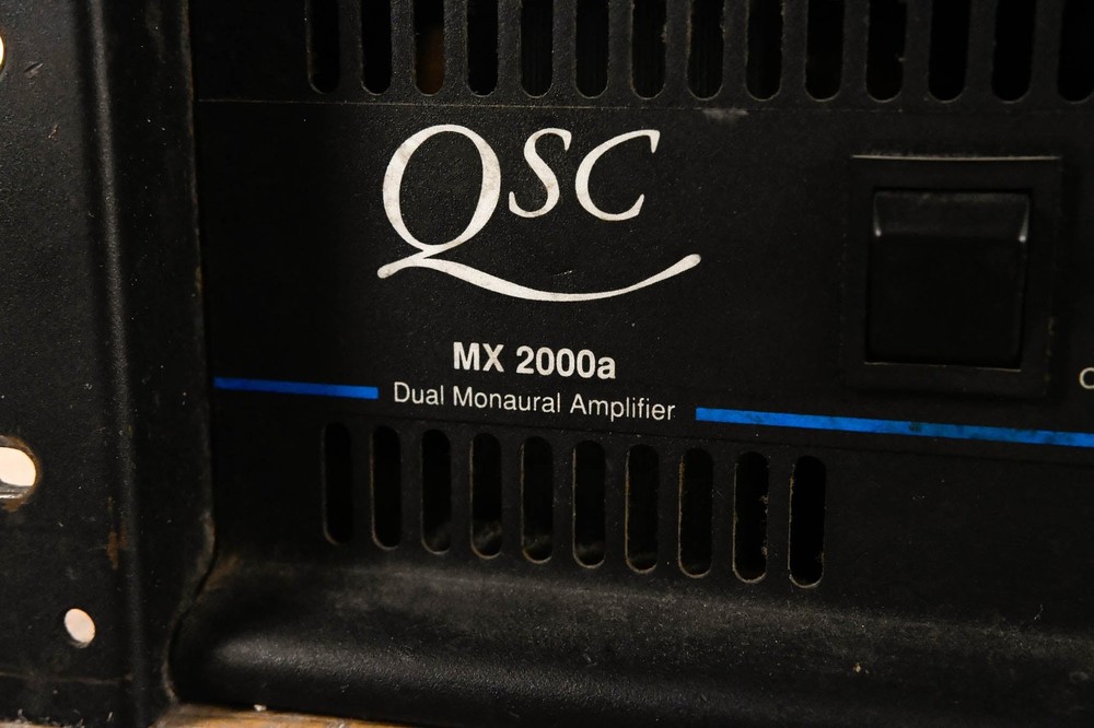 QSC MX 2000a Two-Channel Power Amplifier CG01XTE