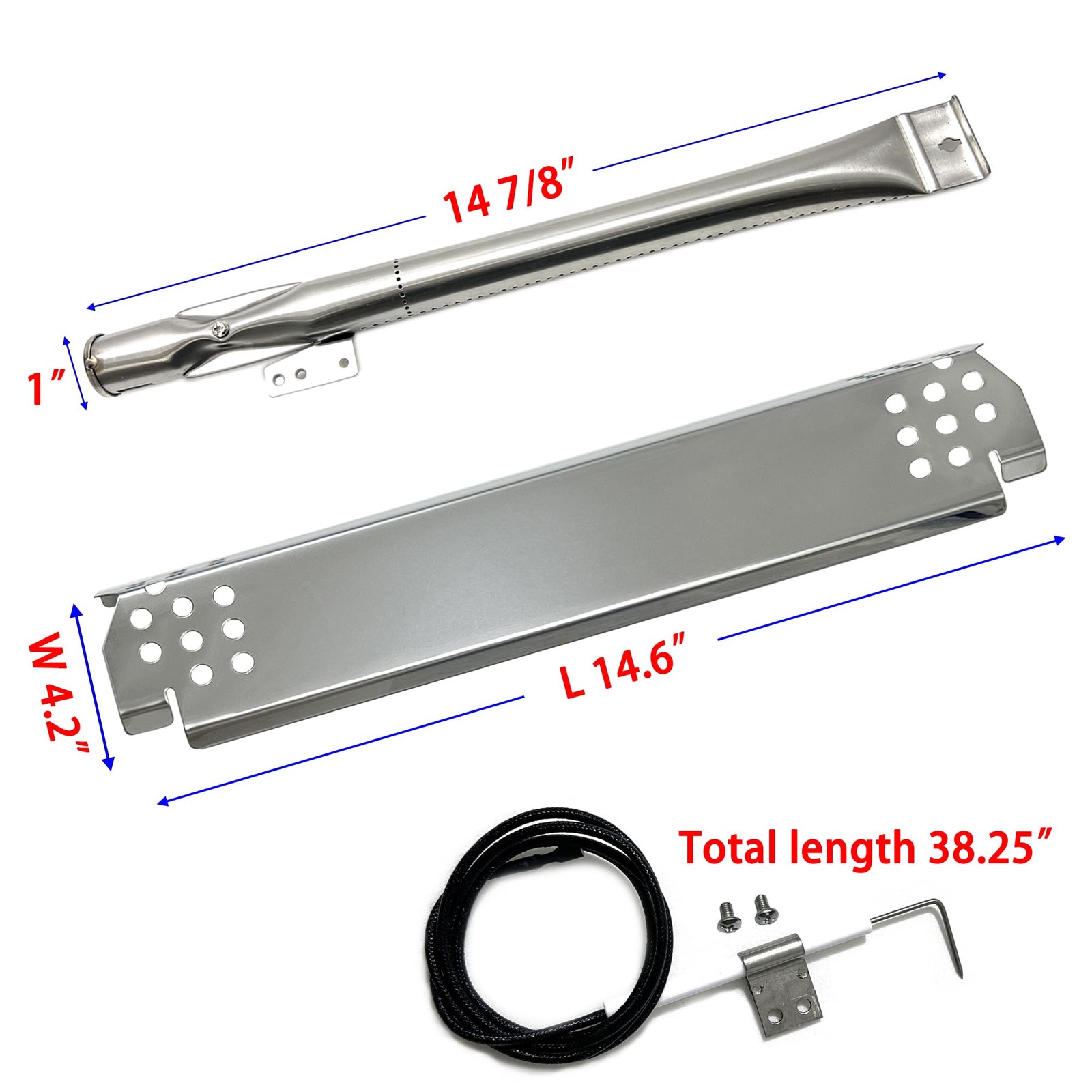 Grill Replacement Parts for Home Depot Nexgrill 720-0888, 720-0830H, 720-0830X