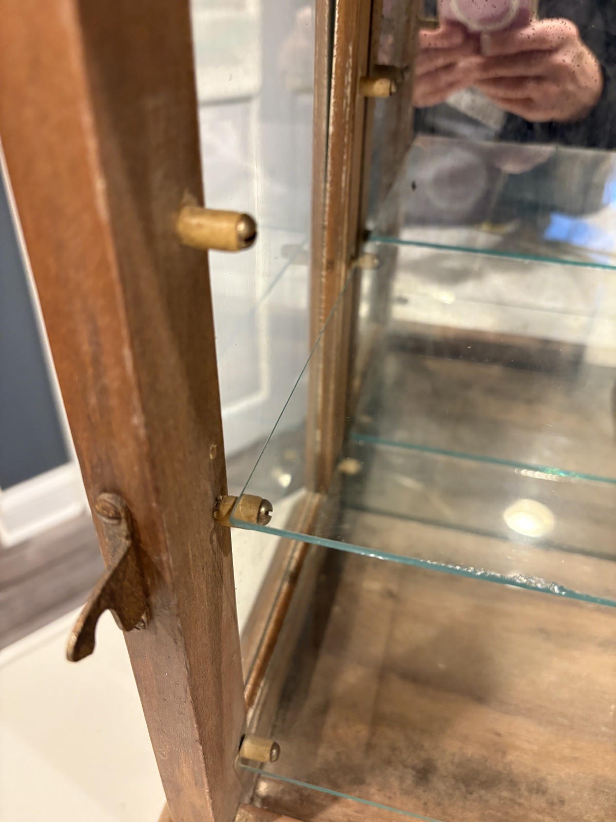 Early 1900s Antiseptic Sterilizer Cabinet, Oak Wood, Doctor, Barber, Pharmacy