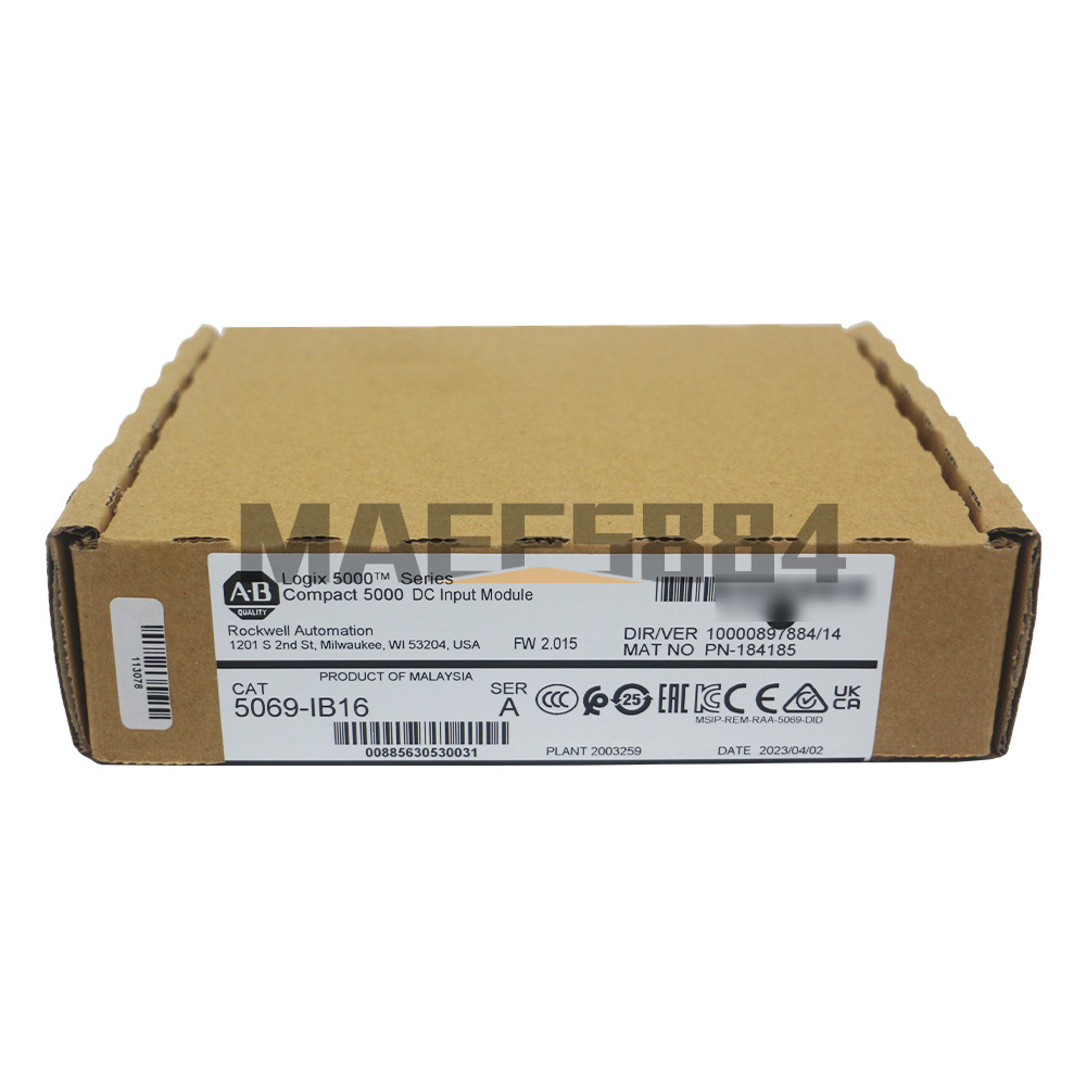 New Allen Bradley 5069-IB16 Compact 5000 DC Input Module
