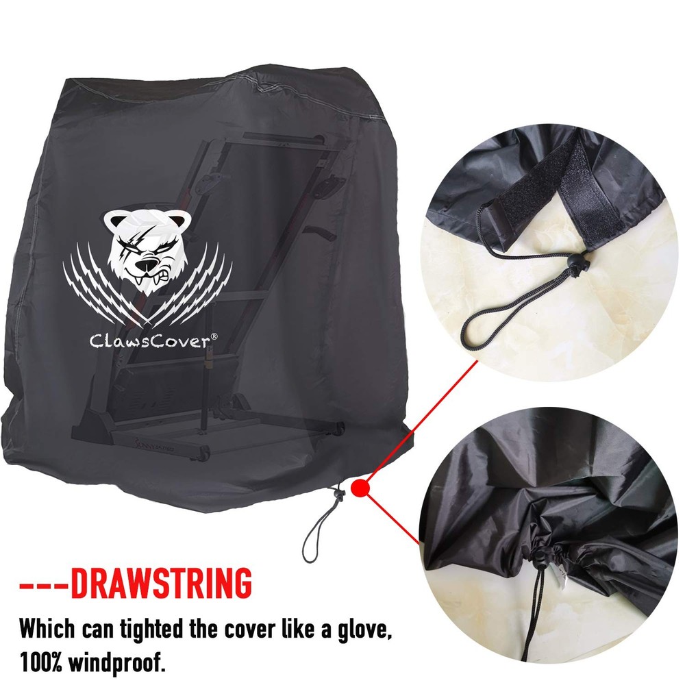 Folding Treadmill Cover Waterproof Dustproof Windproof Drawstring Air Vents