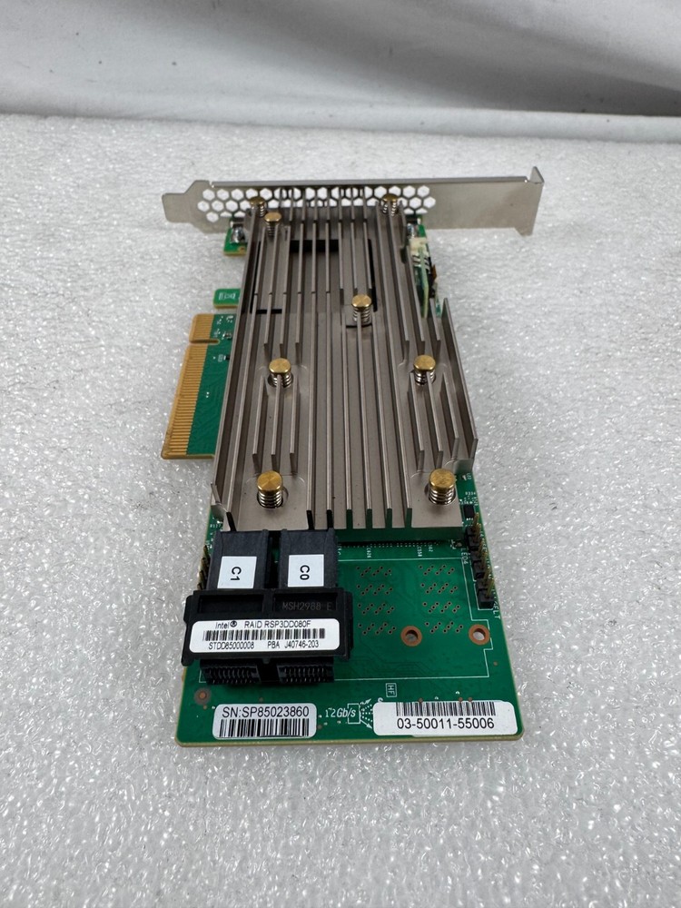 Intel RAID RSP3DD080F SAS/SATA/PCIe RAID Adapter; No Battery