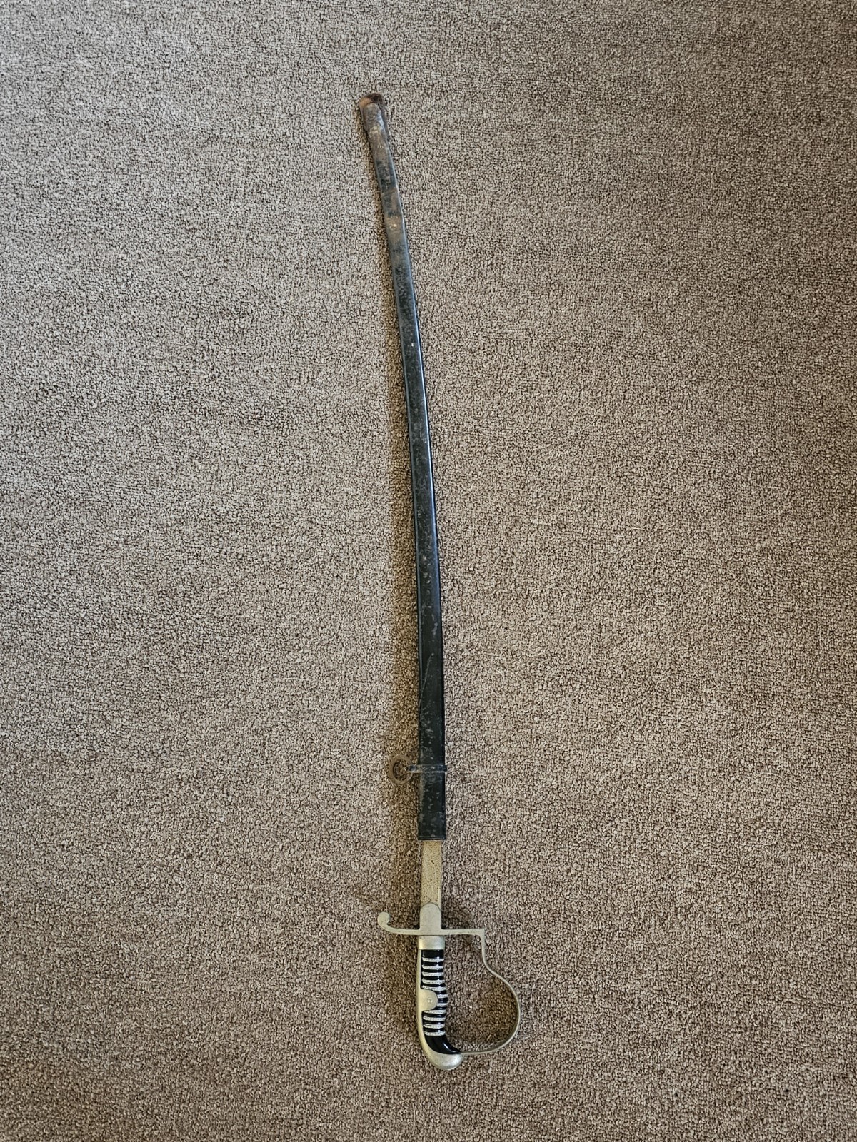 Imperial German Prussian M1889? Infantry Officer's Sword w/  Bent Scabbard