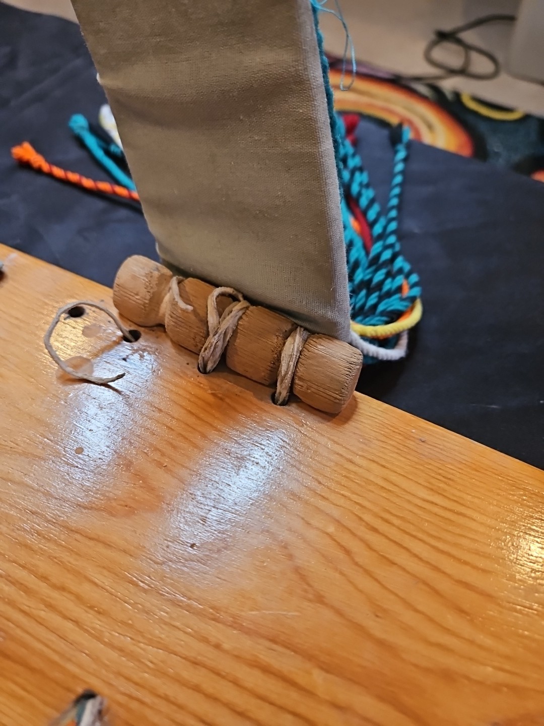 Traditional Native American Cedar Cradle Board Handmade