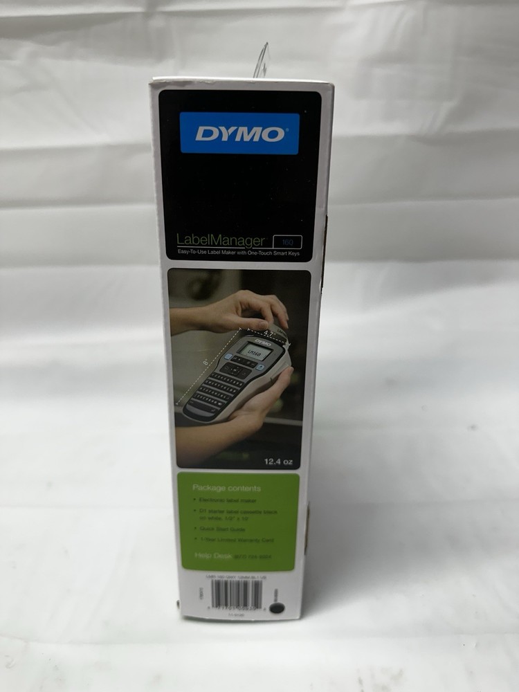 DYMO LabelManager 160 Label Maker Portable Label Printer w/ Box D1 Compatible