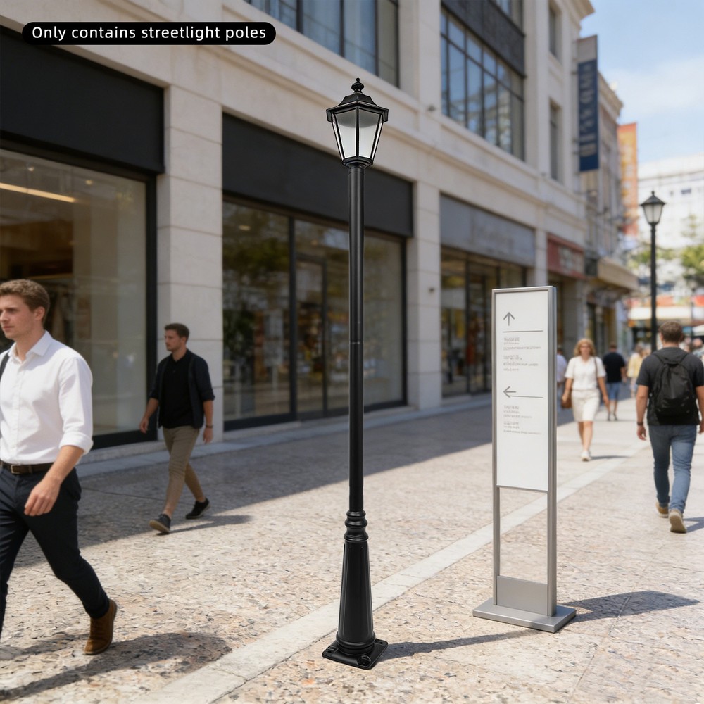Light Post Split-Type Light Post Outdoor Light Post For Sidewalks, Driveways