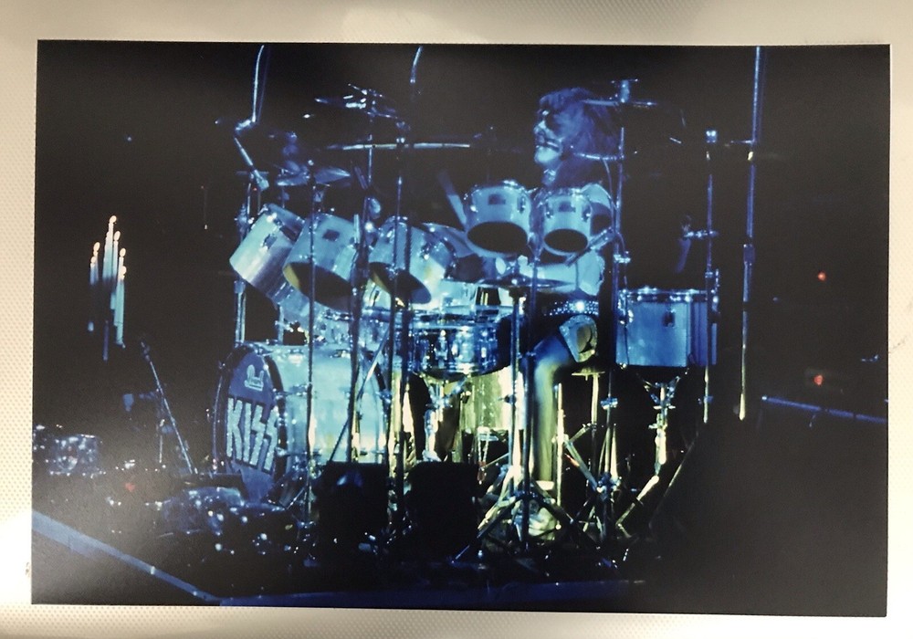KISS ALIVE 1975 1976 Era PETER CRISS Photo Print Only One Available