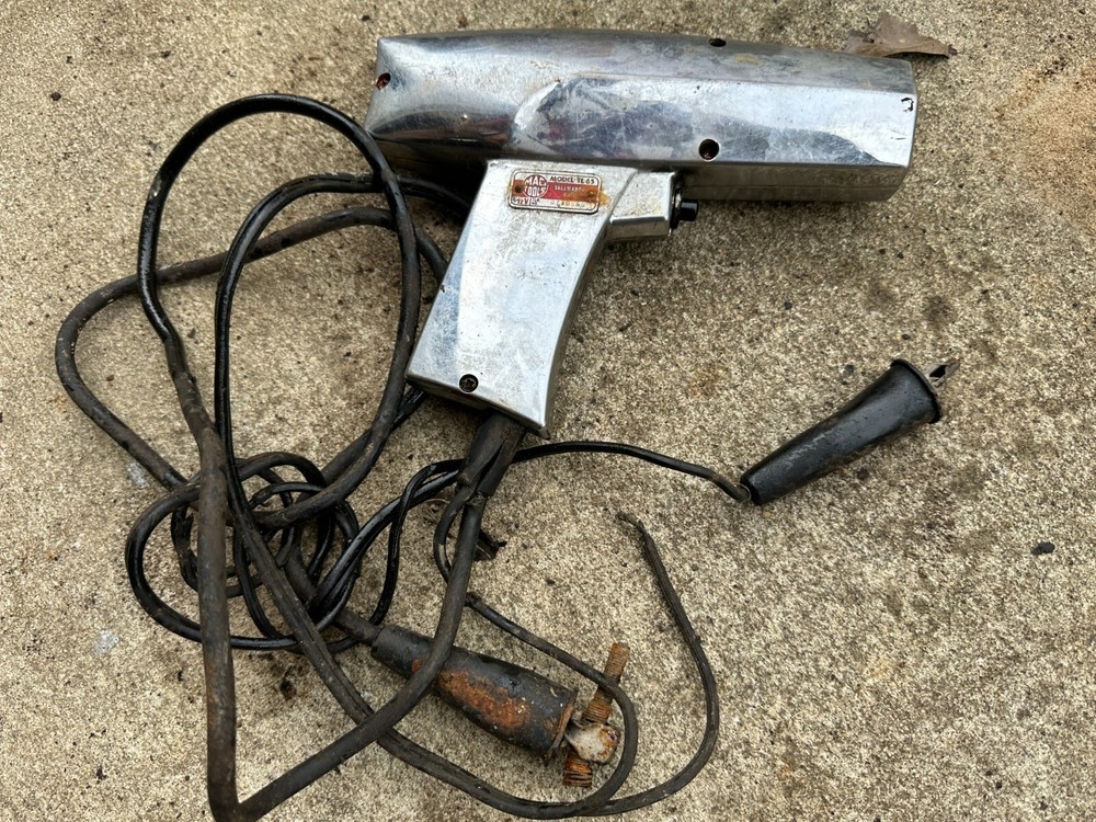 Vintage Mac Tools Chrome Ignition Timing Light Model TL 65