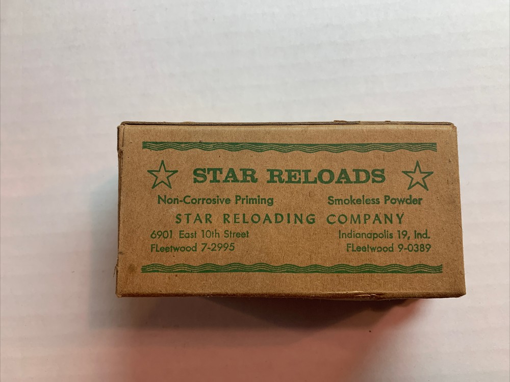 star reloads box 38 special empty 1960s