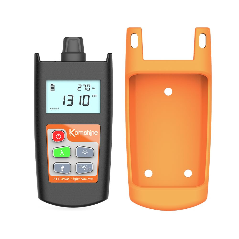 Compact Fiber Optic Light Source KLS-25M with Universal Interface & Case