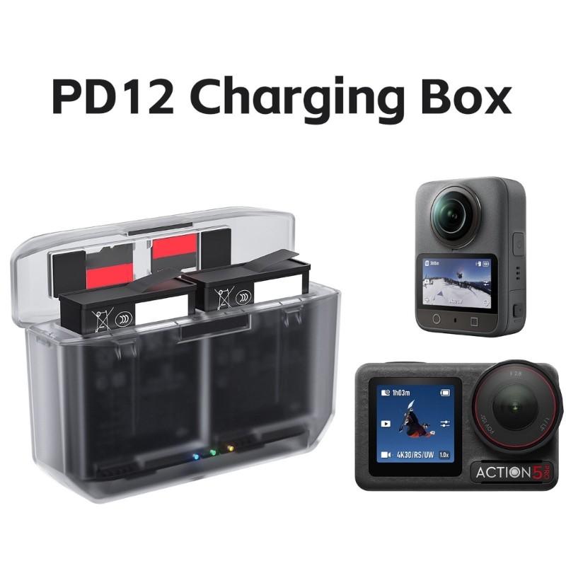 Rapid Charging Case With Intelligent Overcurrent Protections For Action 5Pro/4/3
