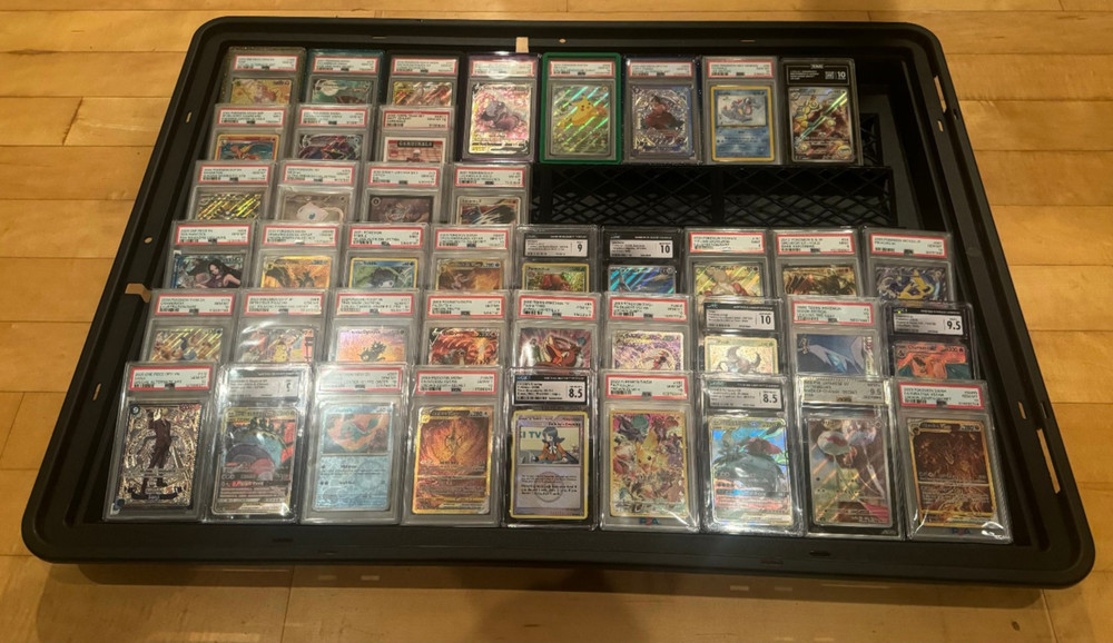 Zion Case Card Riser Stands – Graded Card Slab Display – Vertical & Horizontal