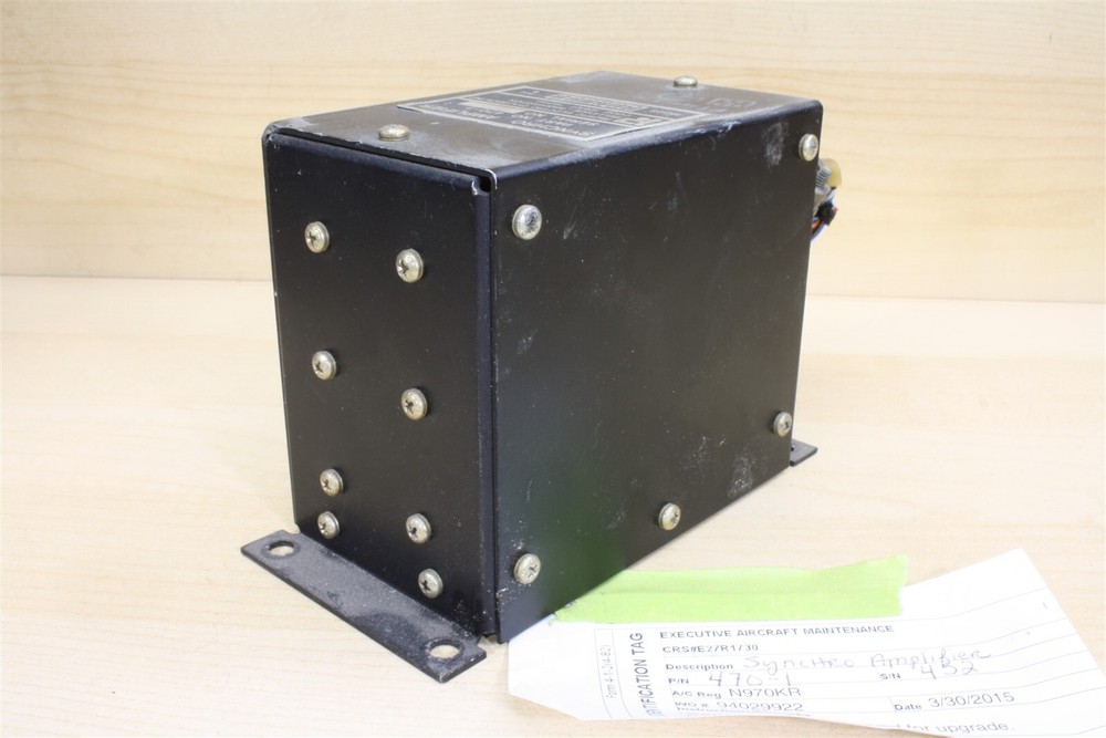 Pacific Electro Dynamics Aircraft Synchro Amplifier 470-1