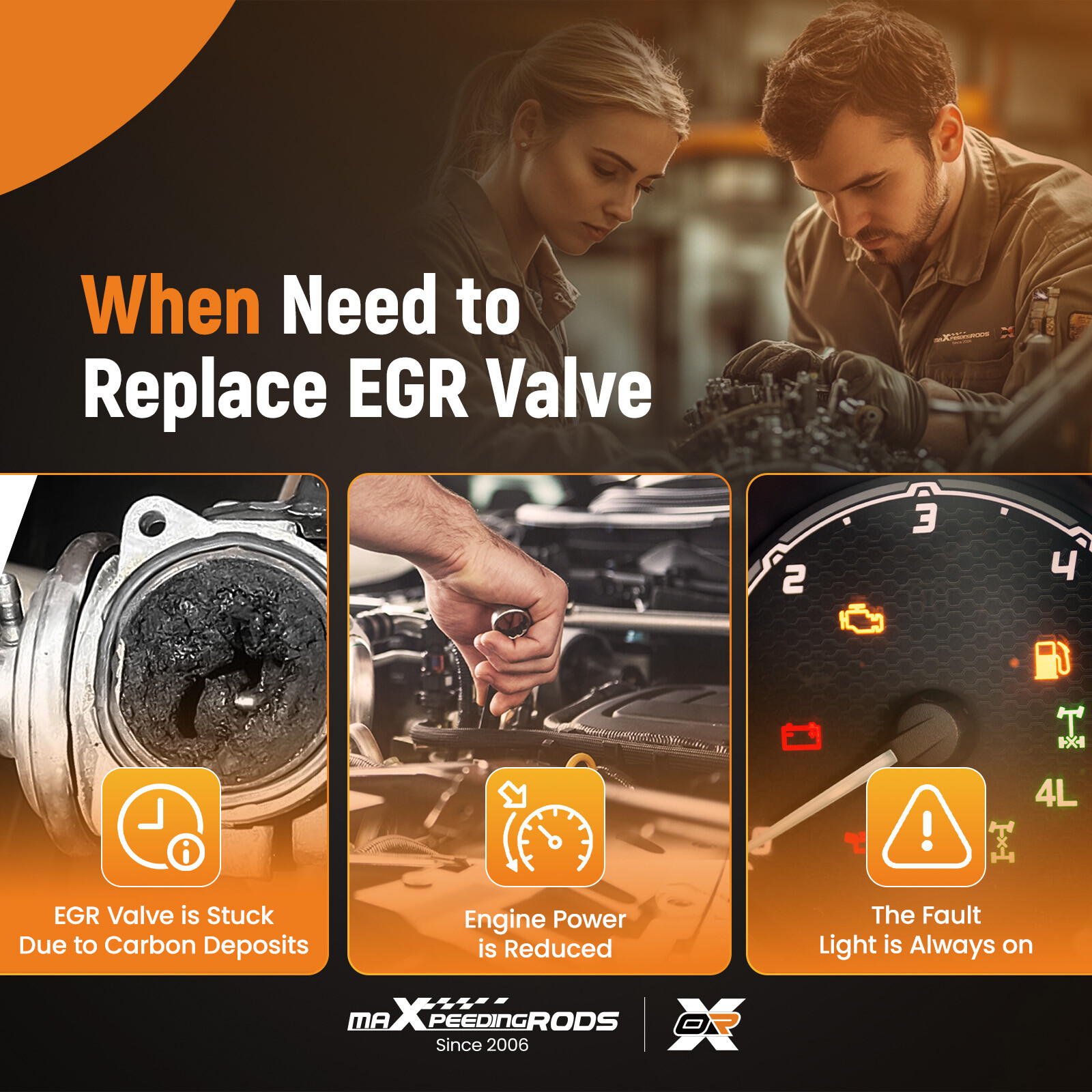 EGR Valve w/ Gasket For International DT466E 7.6L 2003-06 1842593C92 5012976R91