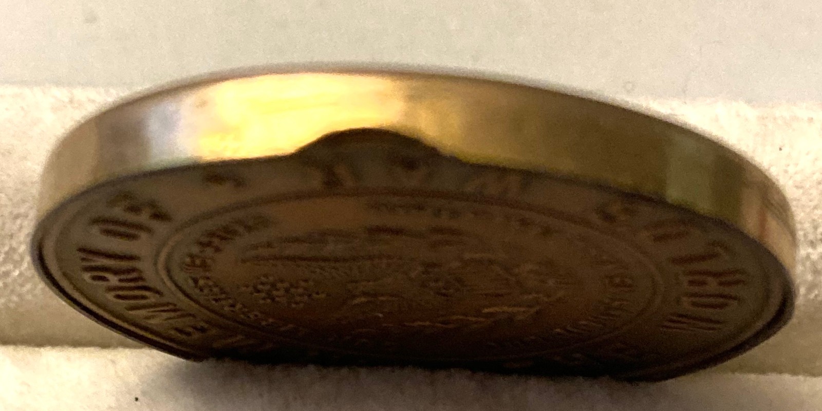 1917 US WWI IN MEMORY COIN PICTURE LOCKET