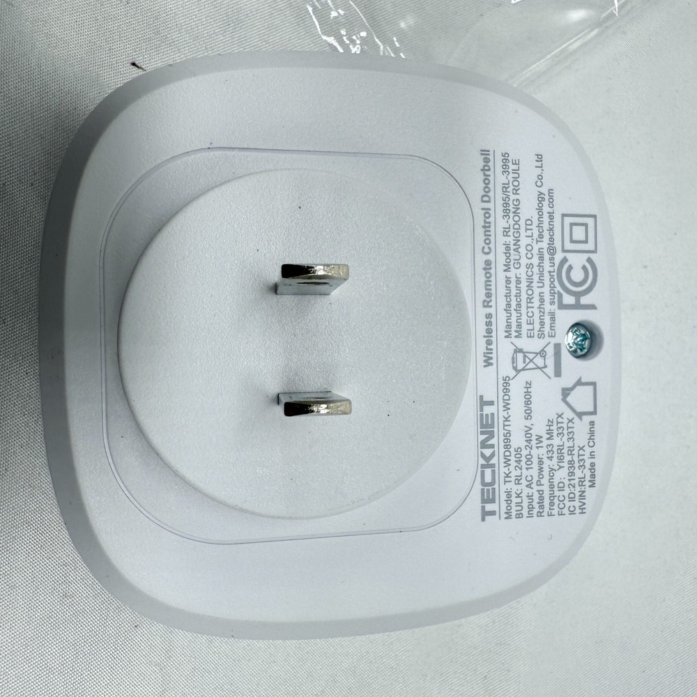 TECKNET Door Chime When Door Opens, Wireless Door Sensor - READ