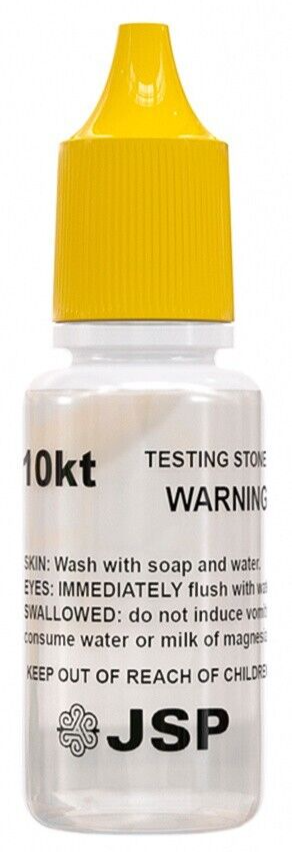 GOLD/SILVER Test Acid Tester Kit 10k 14k .999 .925 Sterling Testing Stone Detect