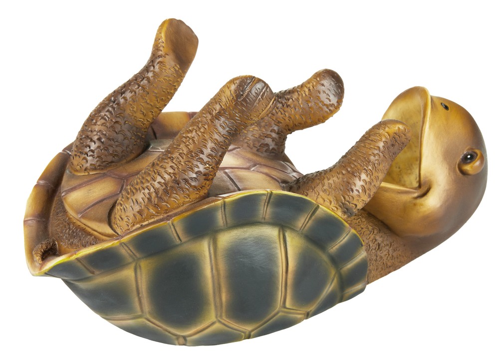 BRUBAKER Wine Bottle Holder Thirsty Turtle - Drunk Animals - Polyresin